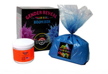 Load image into Gallery viewer, Tannerite, Gender Reveal Kit Target, 1 Pound Target, 10 Pounds Color Blaze Powder, Blue/Pink Color