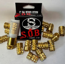 Load image into Gallery viewer, 12g S.O.B.-Solid Brass Collapsing Projectile
