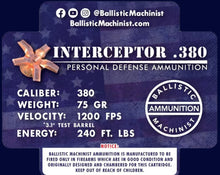 Load image into Gallery viewer, .380 Interceptor