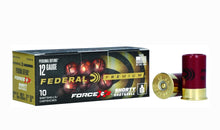Load image into Gallery viewer, FEDERAL SHORTY
SHOTSHELLS FORCE X2 12
GAUGE 1.75" 6 PELLETS 00
BUCK