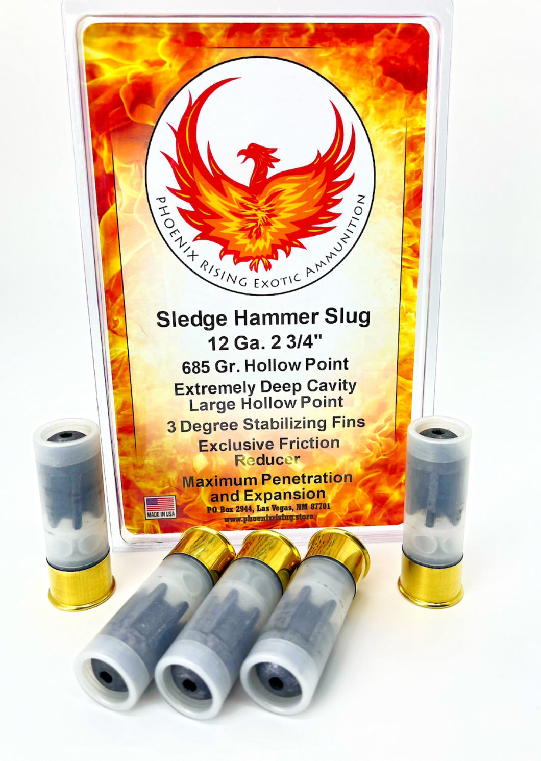 Sledge Hammer Hollow Point Slug 12 Gauge 2 3/4