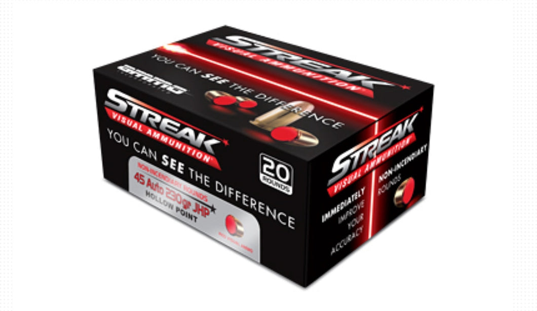 Streak 45 ACP 230 Grain TMC-20 Rd