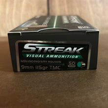 Load image into Gallery viewer, Streak 9mm 115 Grain TMC-50 Rd
