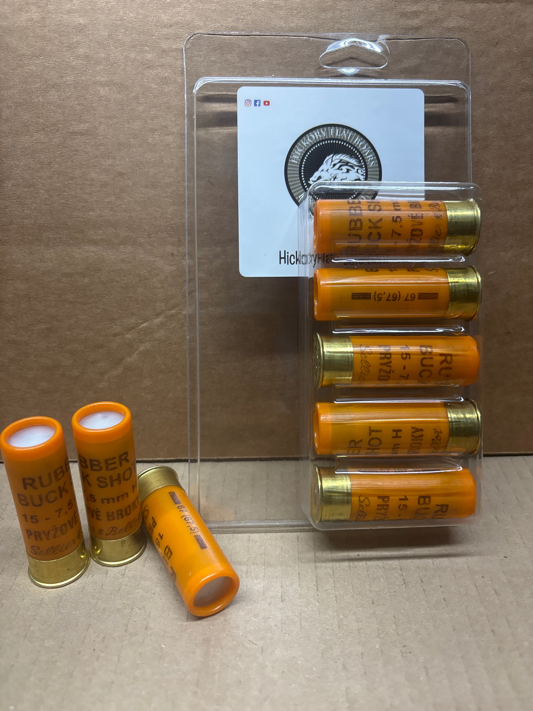 12 Gauge Rubber Buck Shot