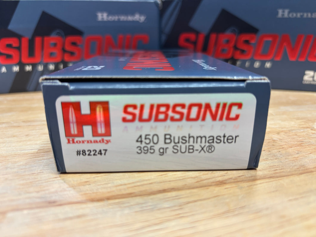450 Bushmaster, Subsonic  395 Grain