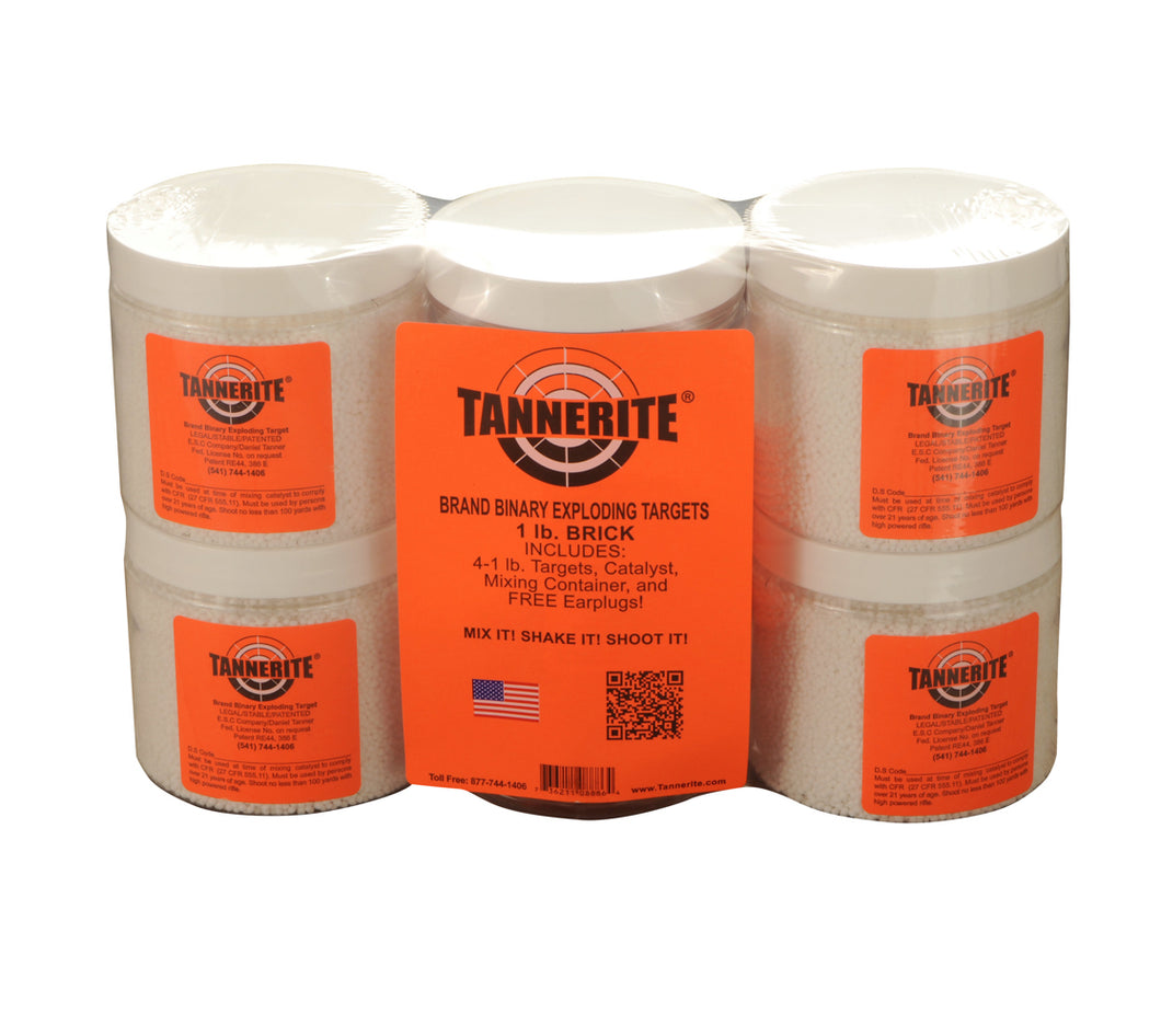 Tannerite, Brick Target, 1 Pound, 4 Pack