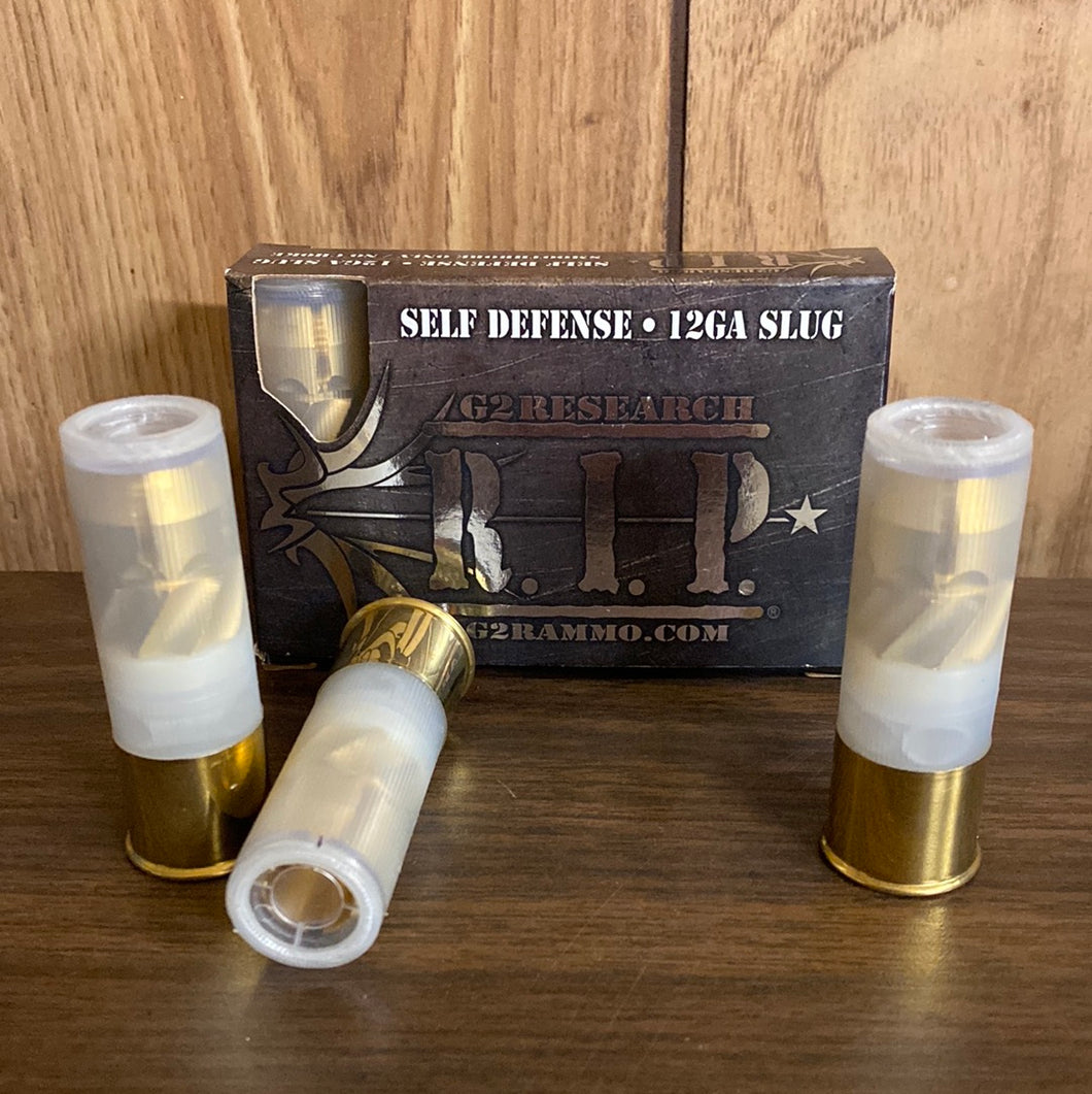12 Gauge RIP Brass Slug