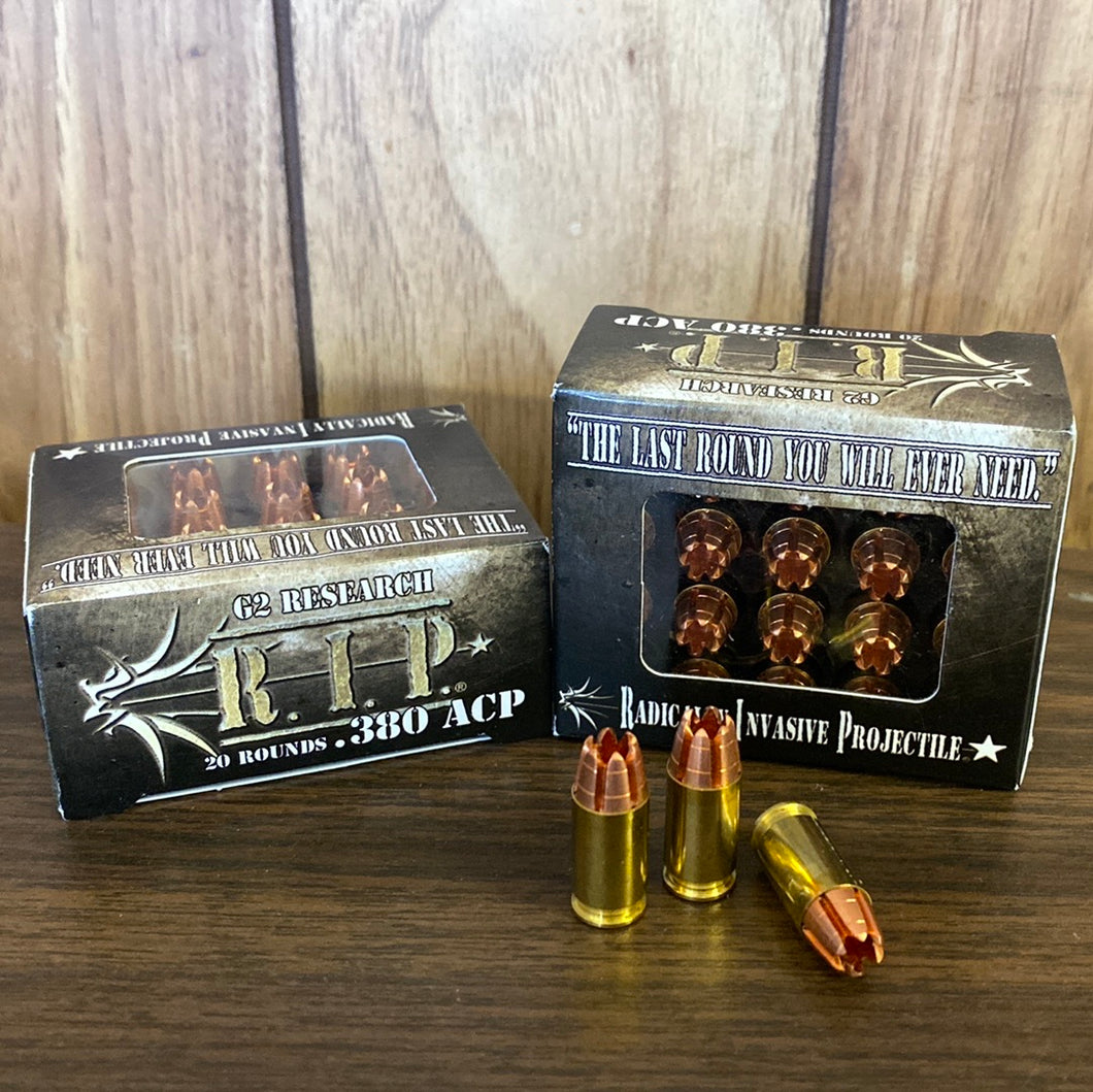 RIP 380ACP G2 Research, 62 Grain