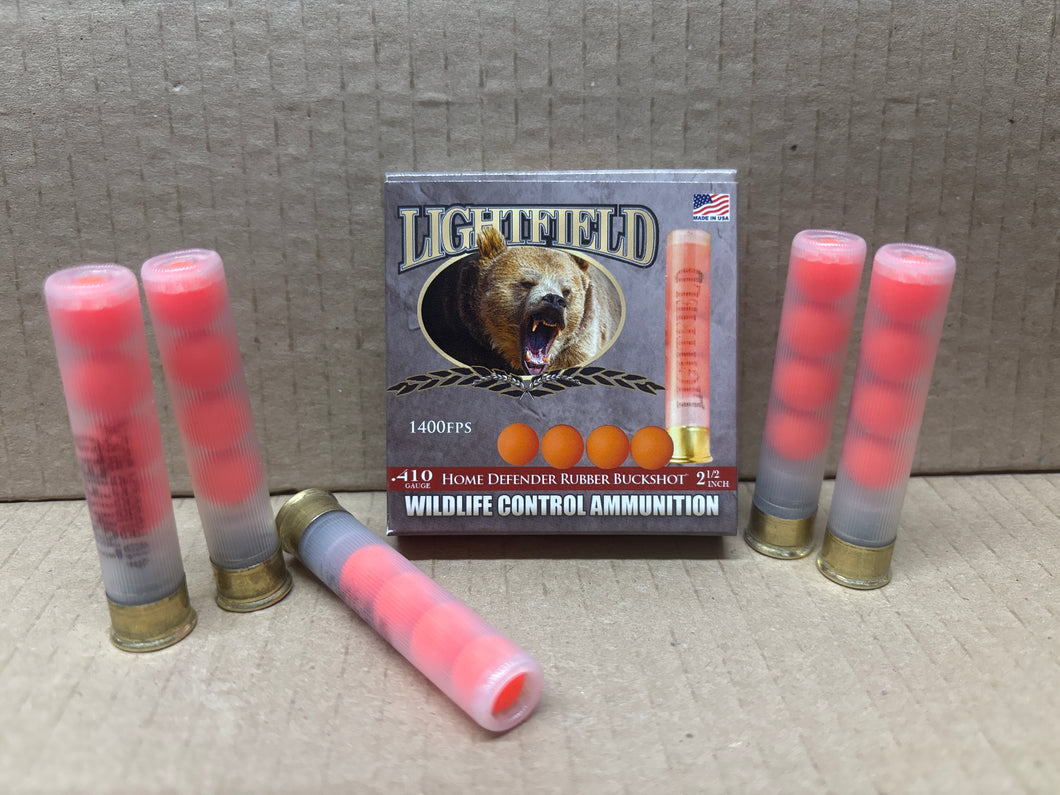 .410/45 Long Colt Wildlife Control Rubber 4 Ball Buckshot