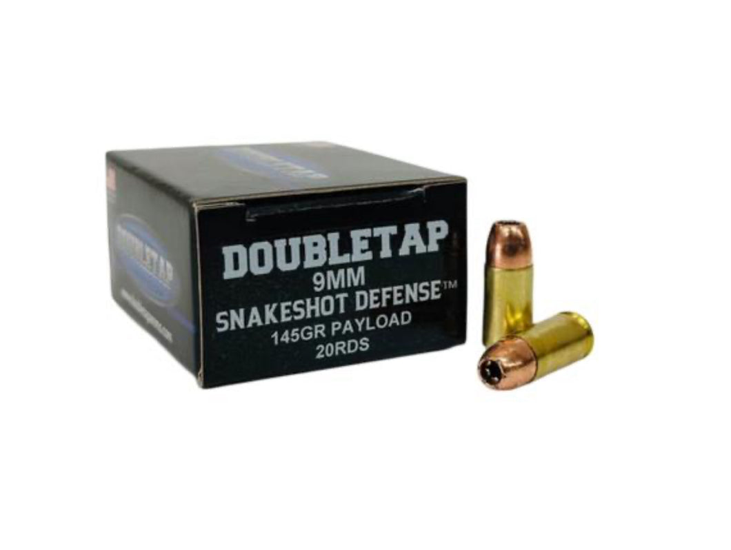 9mm Luger SnakeShot 145gr JHP+#9 Shot