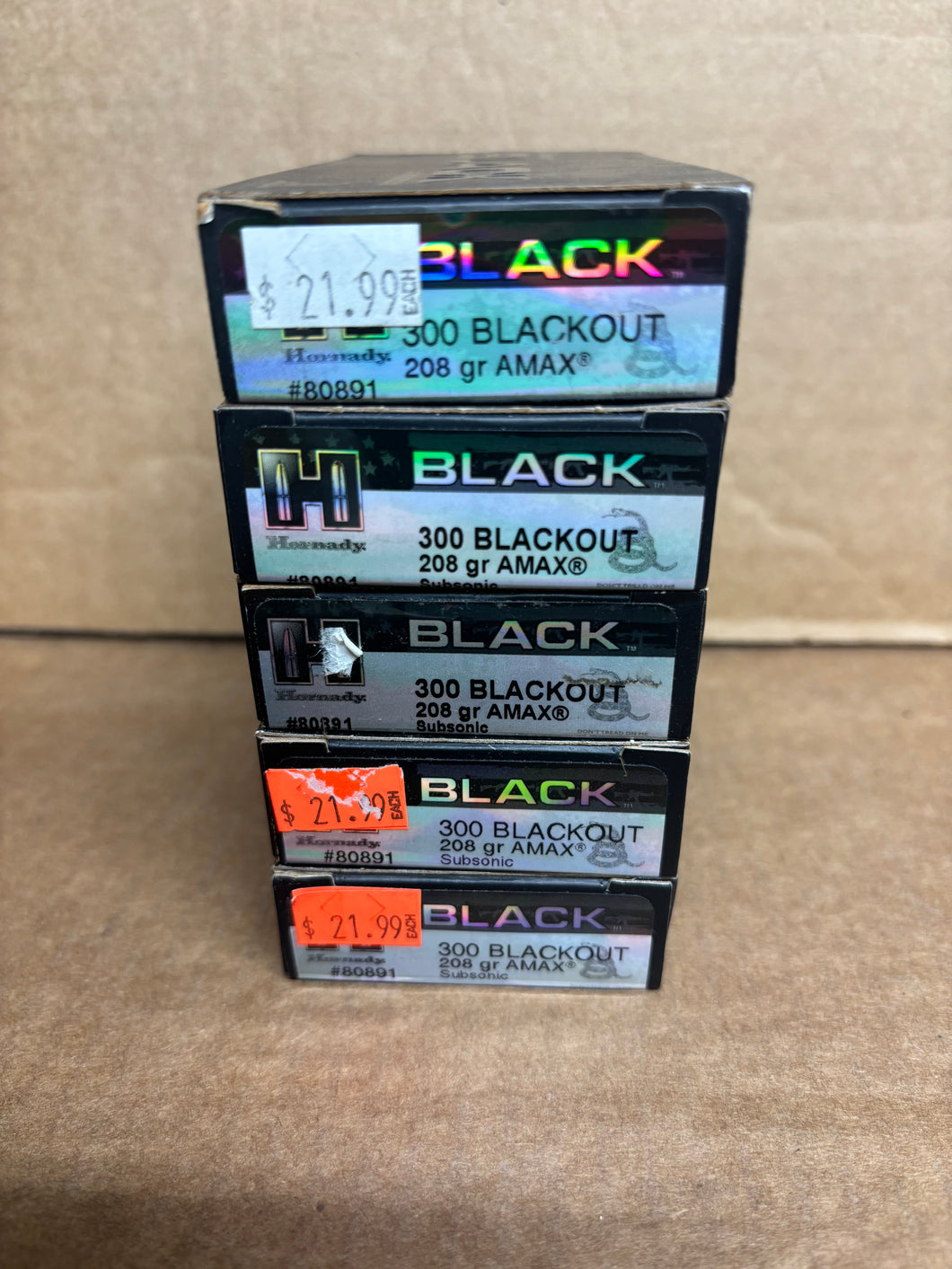 300 Blackout 208 grain AMAX Subsonic