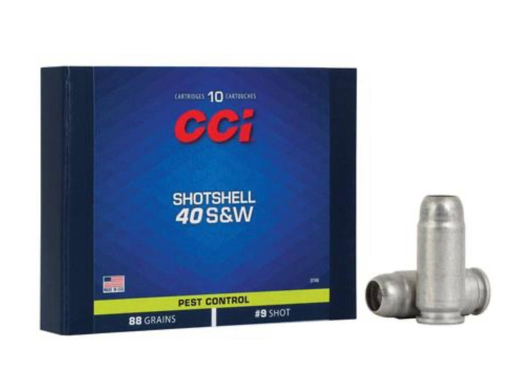 .40 S&W Snake Shot/Shot-shell 88 gr #9 shot