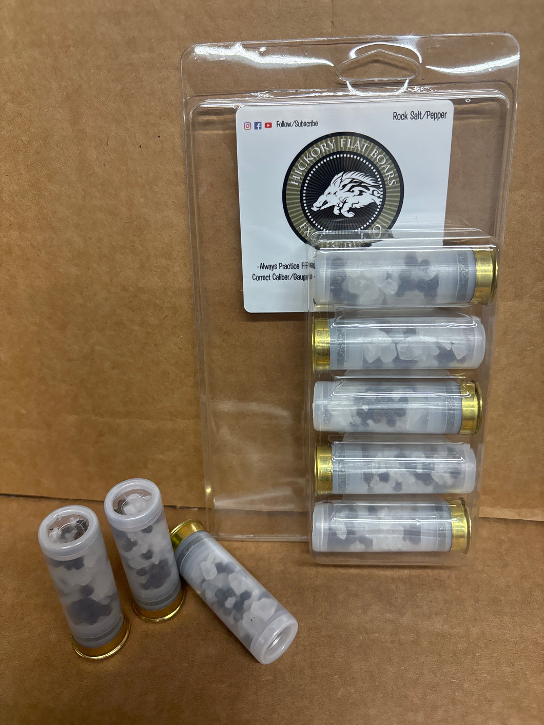 12 Gauge Rock Salt and Black Pepper Corn