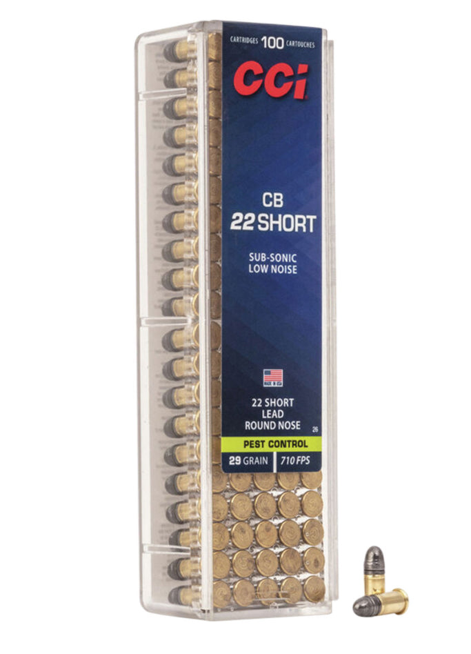 22Short Specialty CB Pest Control 29gr Lead Round Nose