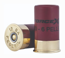 Load image into Gallery viewer, FEDERAL SHORTY
SHOTSHELLS FORCE X2 12
GAUGE 1.75" 6 PELLETS 00
BUCK
