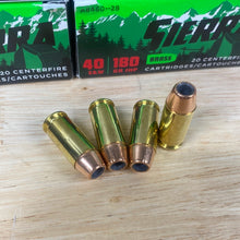 Load image into Gallery viewer, 40 S&amp;W ~ 180 GRAIN JHP
