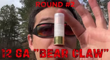Load and play video in Gallery viewer, 12 gauge Bear Claw (7 556 projectiles)
